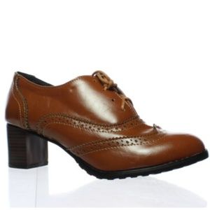 Dema || Brown Lace Up Heels